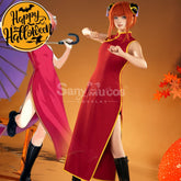 【Pre-Sale】Anime Gintama Cosplay Cheongsam Kagura Cosplay Costume Cosplay Costumes